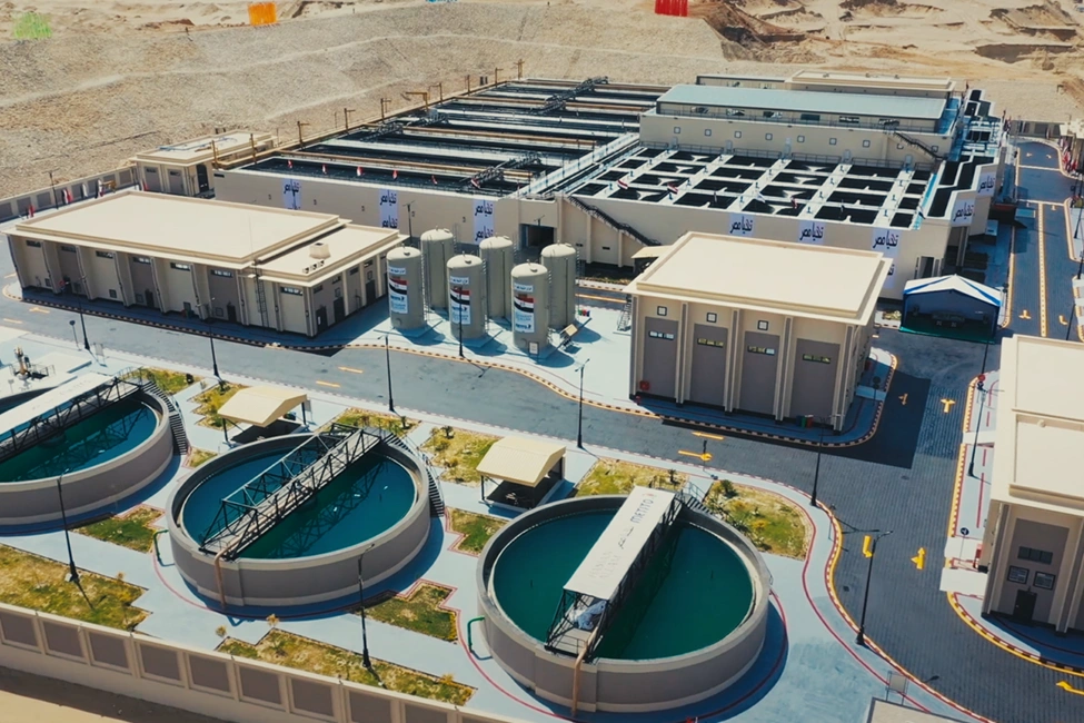 محطة معالجة مياه الصرف الصحي بالمنيل
